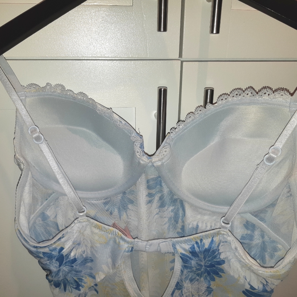 Blue & Yellow Floral La Vie En Rose Babydoll - Picture 6 of 9